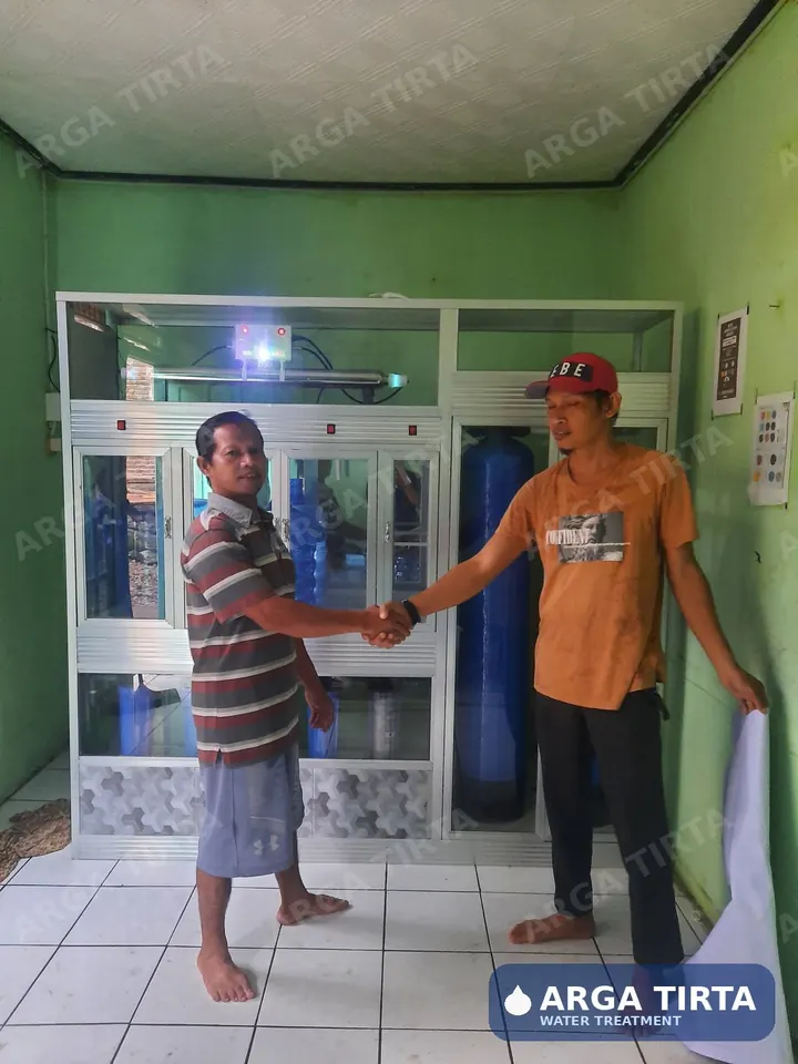Instalasi filter dan tabung stainless